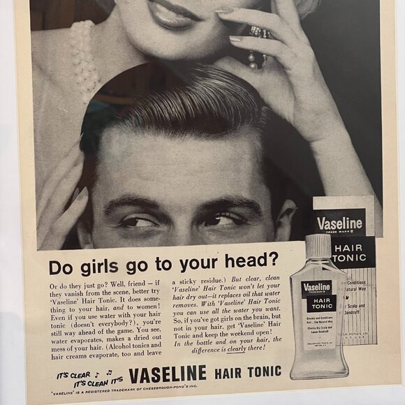 Vintage Vaseline Advertisement Framed Art Piece - Picture 3 of 4